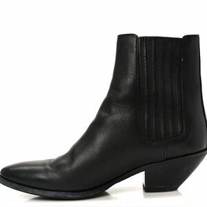 NWT - SAINT LAURENT Calfskin Brit Souple Ankle Boots
